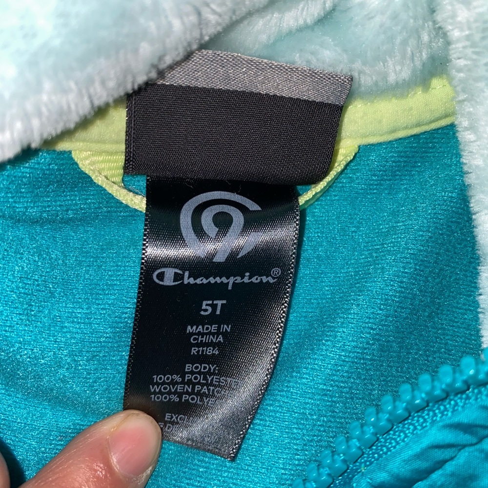 Turquoise soft jacket - Picture 3 of 5